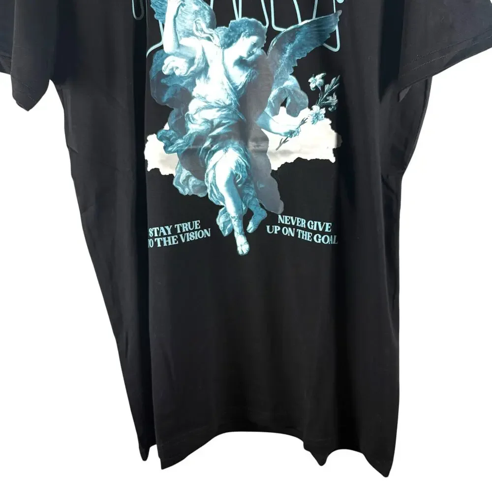 THRT Denim Stay True To The Vision T-shirt Men’s L - Streetwear Preppy Angelic - Picture 6 of 12